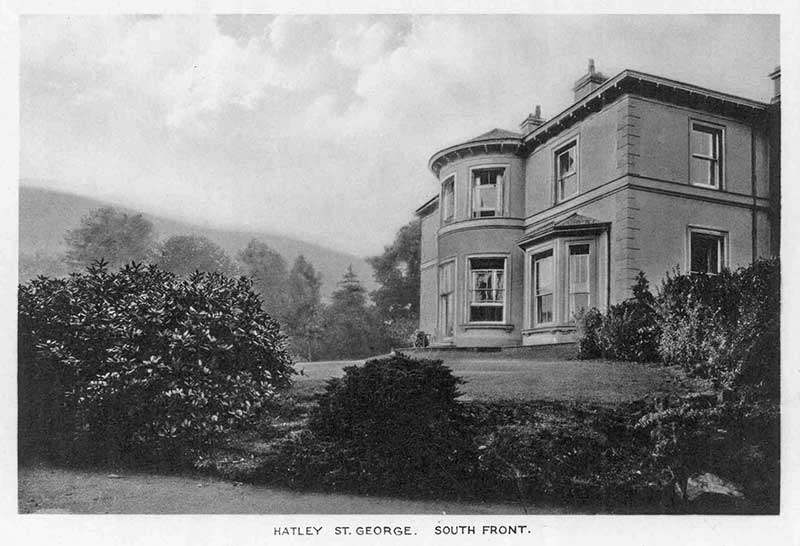 Hatley St George, south front