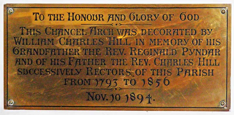 Charles Hill plaque