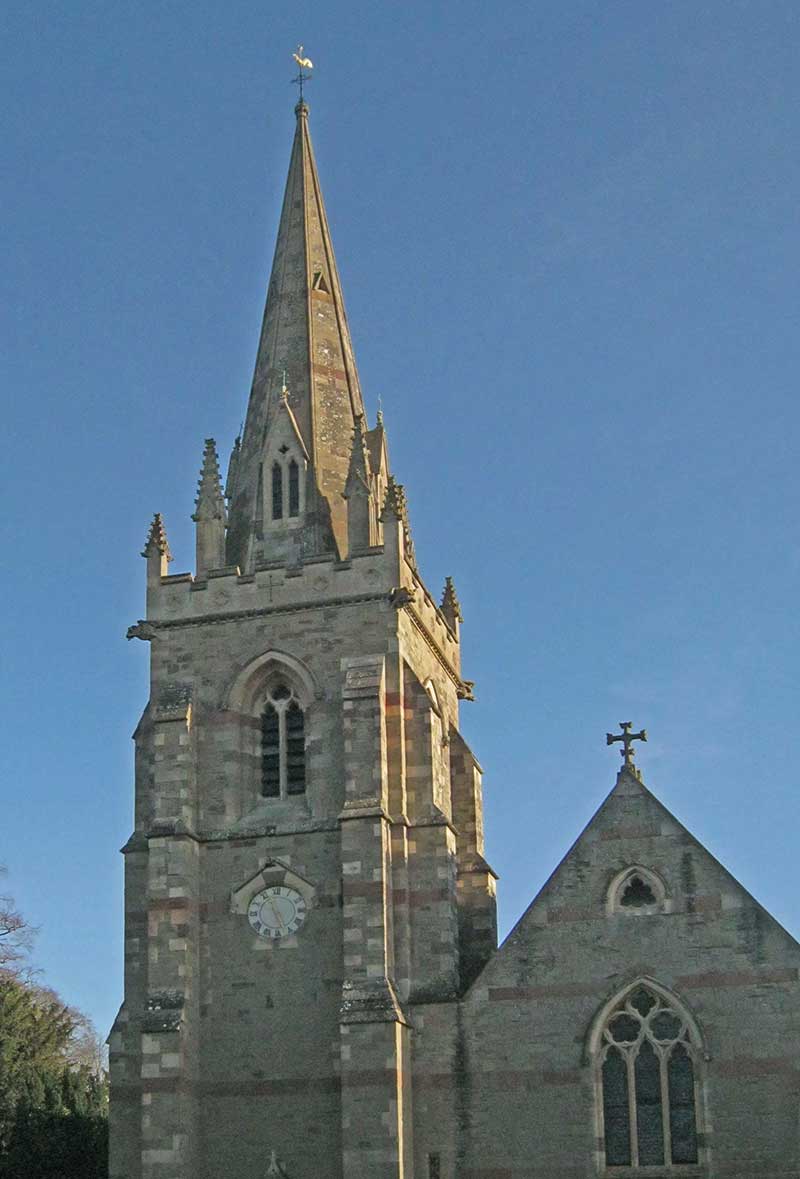 Tower of Madresfield church
